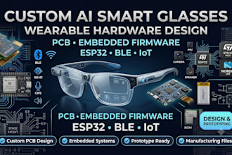 develop custom ai smart glasses hardware for wearable devices