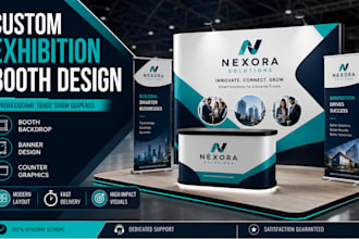 design trade show booth,backdrop banner, exhibition booth, retractable banner