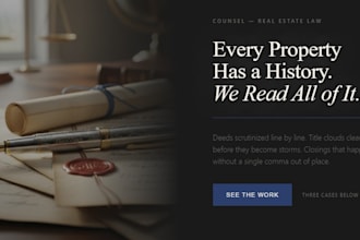 build a law firm website, attorney website, lawyer website or legal website