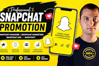 run and manage snapchat ads campaign, snapchat promotion, snapchat advertising