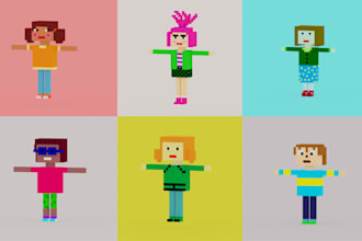 create 3d voxel art