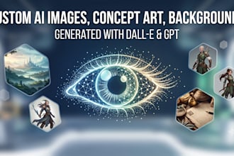 create custom ai images, concept art, and backgrounds