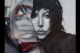 create a custom surreal album cover