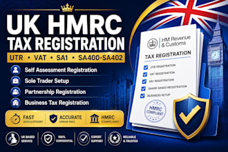 uk hmrc tax registration specialist sa1 vat1 sa400 sa402 utr vat business setup