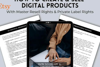 setup etsy shop, etsy digital products design