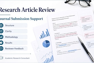 review and improve your research article for journal submission