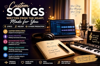 write custom lyrics and create your song