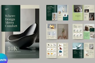 design modern b2b product catalog brochure for construction woodwork equipment