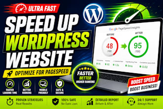 increase wordpress website speed and optimize for pagespeed