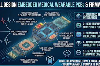 design embedded medical wearable pcb for health tracking wireless monitoring