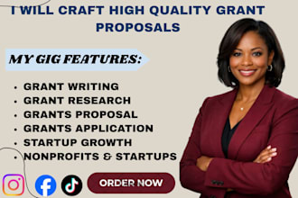 provide expert grant writing and funding proposal services