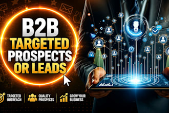 prospects ciblés b2b lead generation, business lead, linkedin leads, email list
