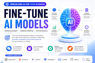 fine tune custom ai models for your business or chatbot