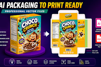 convert ai generated packaging design into print ready vector files
