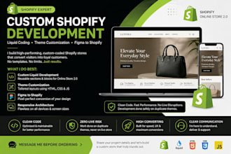 customize shopify theme layouts and code custom sections