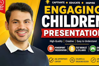 create engaging powerpoint presentation design for kids, teachers and student