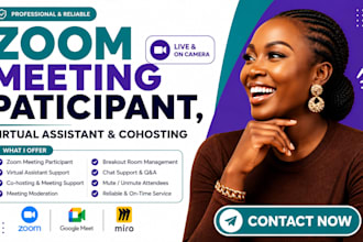 be your zoom meeting participant organizer miro cohost your virtual event webcam