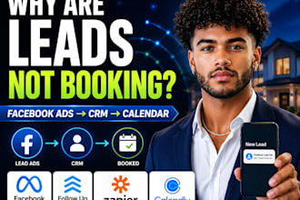 facebook lead ads follow up boss zapier calendly mls forms real estate crm ghl