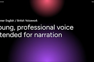 voicework, professional british accent
