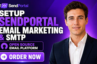 setup sendportal open source email marketing and smtp
