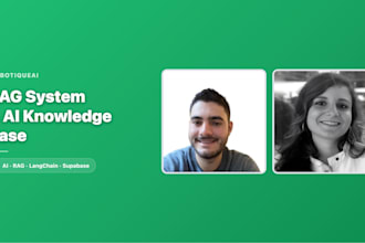build rag systems and ai knowledge bases for your business