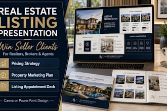 design realtor, real estate listing presentation to win seller clients