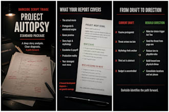 analyze your horror screenplay and create a rebuild roadmap