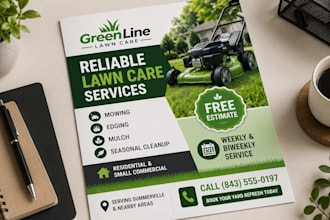 create a professional flyer for your clinic or small business
