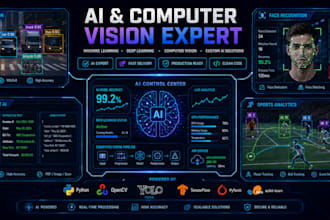 build computer vision, machine learning and deep learning ai solutions