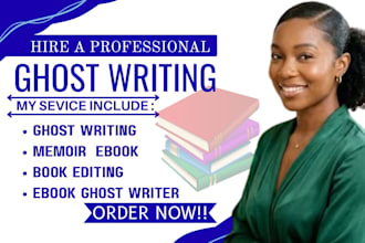 ghostwrite your memoir biography life story book writer fix outline