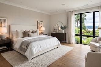 do hdr real estate photo editing, sky replacement,  and retouching in photoshop