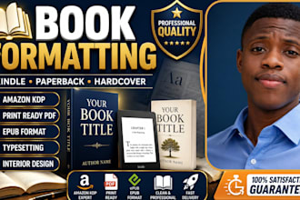 kdp book formatting, book typesetting for amazon kdp, book publishing on amazon