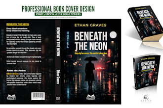 design a professional book cover for print and ebook