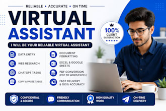 be your ai virtual assistant for data entry and web tasks