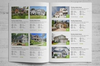 design real estate project launch brochure and property sales marketing booklet