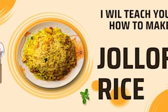 teach you how to make sweet jollof rice