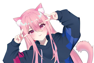 draw anime art, profile picture, pfp for your character art or oc