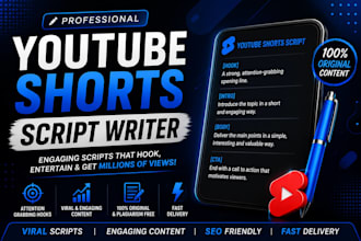 write viral youtube shorts scripts for facts and stories