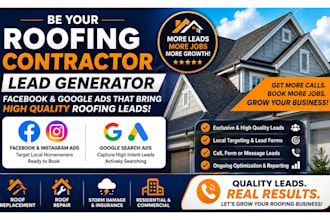 be your roofing contractor leads roofing, facebook marketing roofing google ads