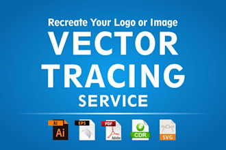 vector tracing, vector file, vector logo, vectorize image