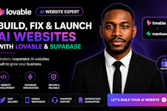 lovable ai website, lovable dev app, lovable website fix, lovable supabase fix