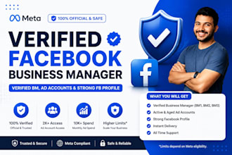 create fresh facebook business manager, verified ads account