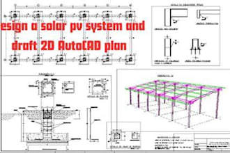 deliver electrical cad drafting solar pv design mep drawings and autocad plans