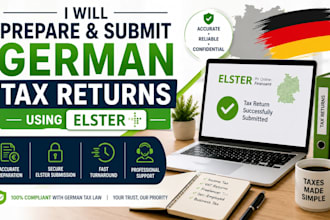 prepare and submit german tax returns using elster
