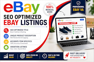 create SEO optimized ebay product listings