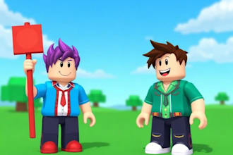 create unique roblox  avatar, npcs, and game