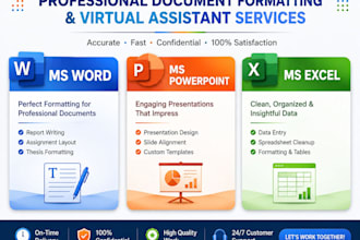 format your ms word documents and powerpoint slides