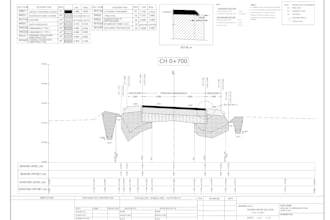 draw road cross sections and pavement details in autocad