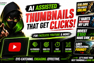 design thumbnail, clickbait youtube thumbnails