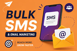 send bulk SMS marketing, SMS blast and text message campaign